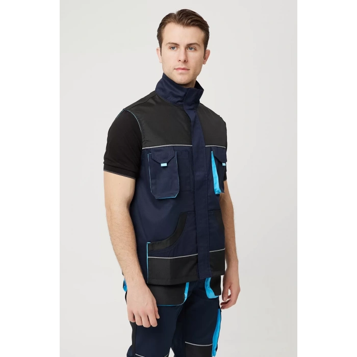 Dayanıklı İş Yeleği Çok Cepli Alaska Outdoor Yelek Nefes Alabilir Fonksiyonel Tasarım