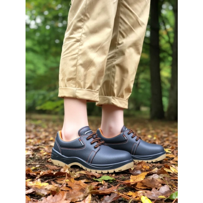 Deri İş Ayakkabısı Çelik Burunlu Delinmez Taban 106 EN ISO 20345 Mekap Rolax