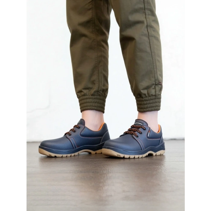 Deri İş Ayakkabısı Çelik Burunlu Delinmez Taban 106 EN ISO 20345 Mekap Rolax