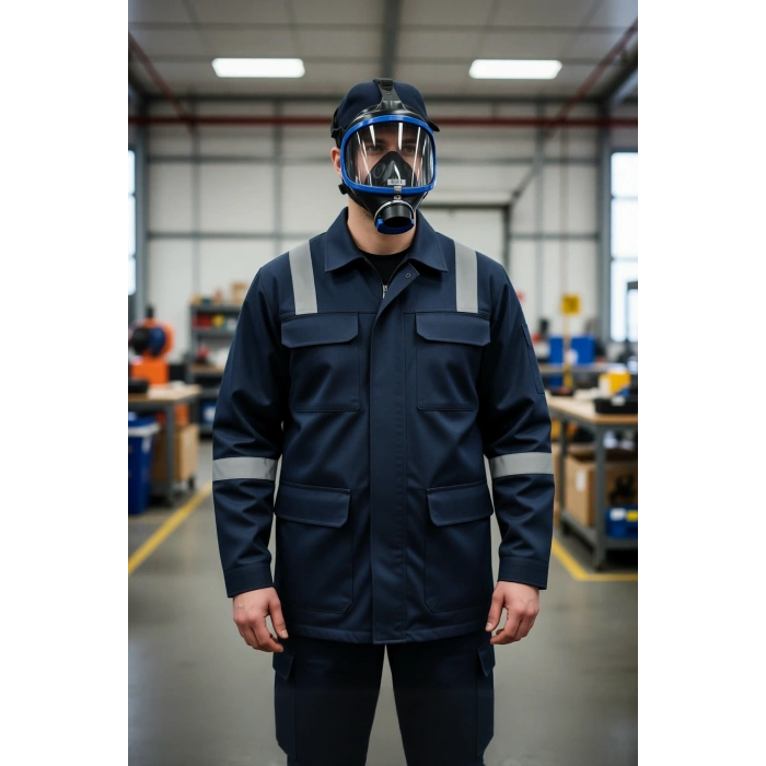 Dräger Tam Yüz Maskesi Kimyasal Toz ve Partikül Koruma 6300 plore Tek Filtreli Koruyucu