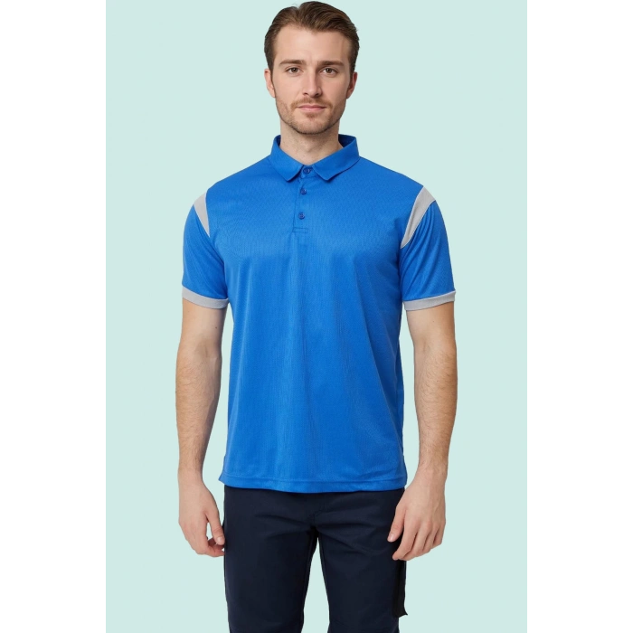 DryTouch Polo Yaka Tişört İş Güvenliği Allium Nefes Alabilir Hafif Konforlu Günlük İçin