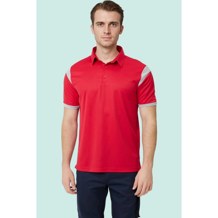 DryTouch Polo Yaka Tişört İş Güvenliği Allium Nefes Alabilir Hafif Konforlu Günlük İçin