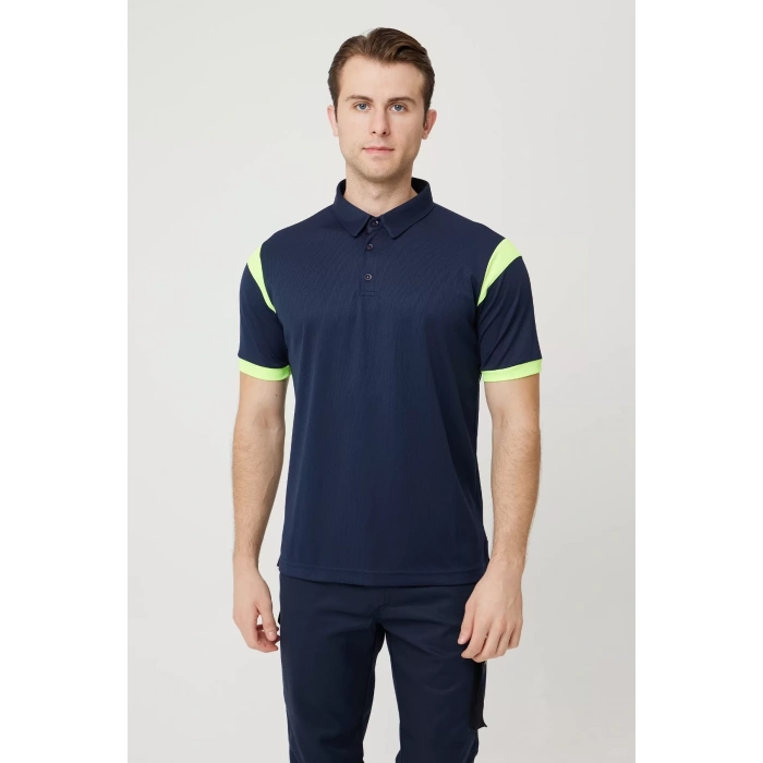 DryTouch Polo Yaka Tişört İş Güvenliği Allium Nefes Alabilir Hafif Konforlu Günlük İçin