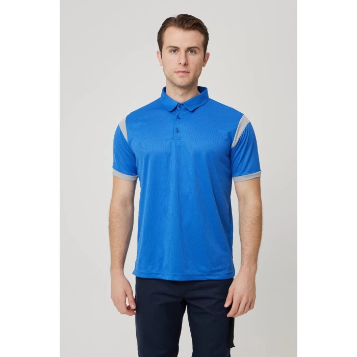DryTouch Polo Yaka Tişört İş Güvenliği Allium Nefes Alabilir Hafif Konforlu Günlük İçin