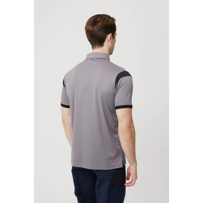 DryTouch Polo Yaka Tişört İş Güvenliği Allium Nefes Alabilir Hafif Konforlu Günlük İçin