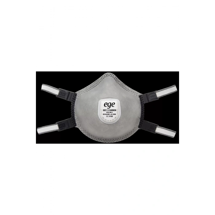 Ege FFP2 Kubbe Ventilli Maske 3021 Pro Aktif Karb Std