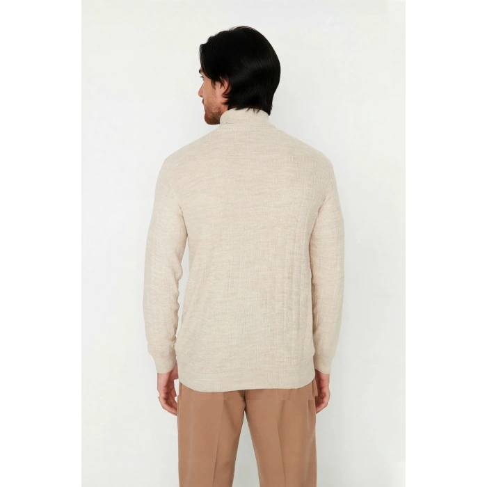 Erkek Balıkçı Yaka Triko Kazak Regular Kalıbı İle Günlük Ve Smart Kombinler İçin İdeal Bir Parça