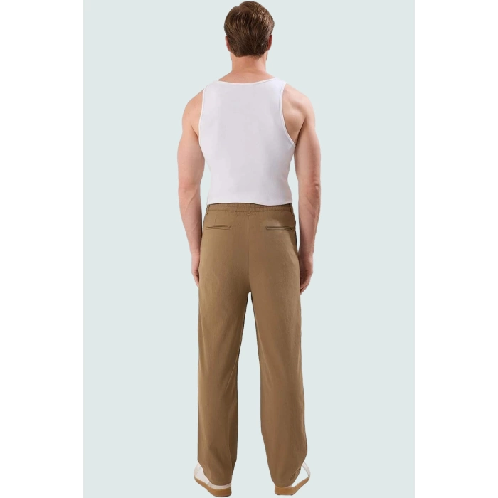 Erkek Bol Paça Wide Leg Pantolon Günlük Kullanım İçin Rahat Hafta Sonu Yaz Aylarının Vazgeçilmezi