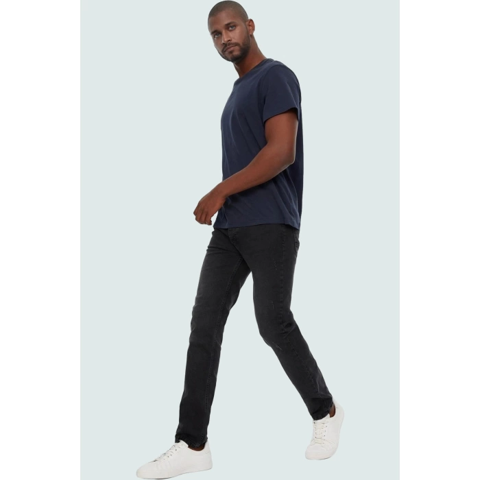 Erkek Boru Paça Denim Pantolon Slim Fit Esnek Pamuk Günlük Şıklık Yaz Aylarının Vazgeçilmezi