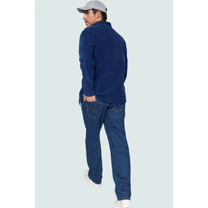 Erkek Denim Pantolon Regular Fit Bol Paça Pamuk Günlük Stil Hafta Sonu Yaz Aylarının Vazgeçilmezi
