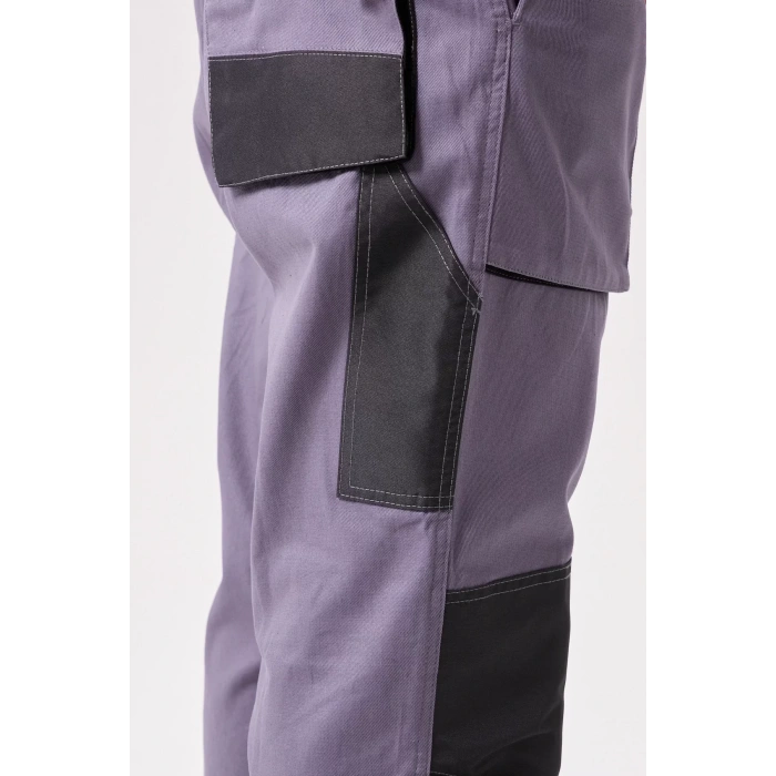 Erkek Gabardin Bahçıvan Tulum ISG Baccata İş Güvenliği Kot Salopet Denim Çok Cepli