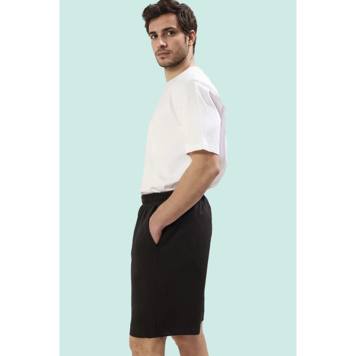 Erkek Geniş Paça Lastikli Bel Şort Rahat Günlük Yaz Kısa Boy Hafta Sonu Stilin Buluştuğu Yer