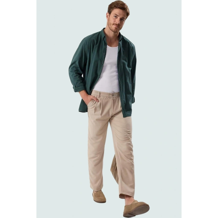 Erkek Günlük Kullanım İçin Rahat Baggy Fit Pantolon Özel Günler Yaz Aylarının Vazgeçilmezi