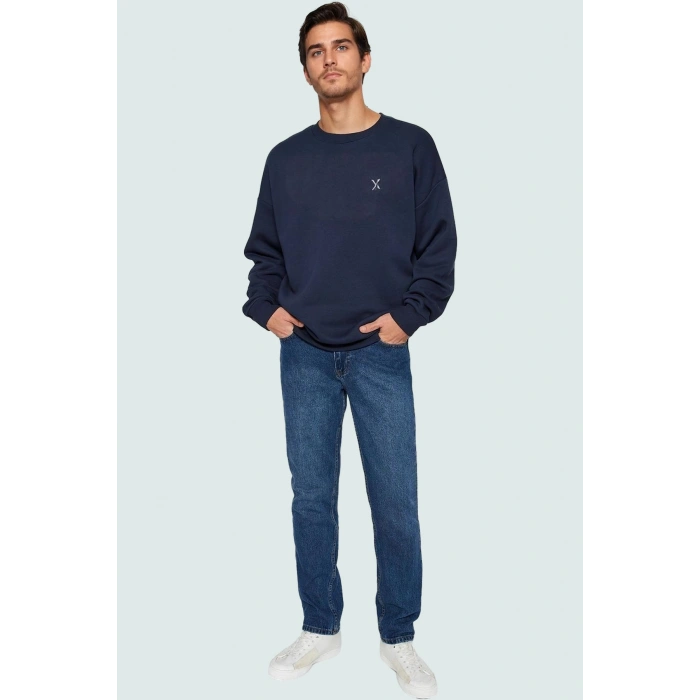 Erkek Günlük Straight Fit Kot Pantolon Pamuk Denim Boru Paça Hafta Sonu Yaz Aylarının Vazgeçilmezi