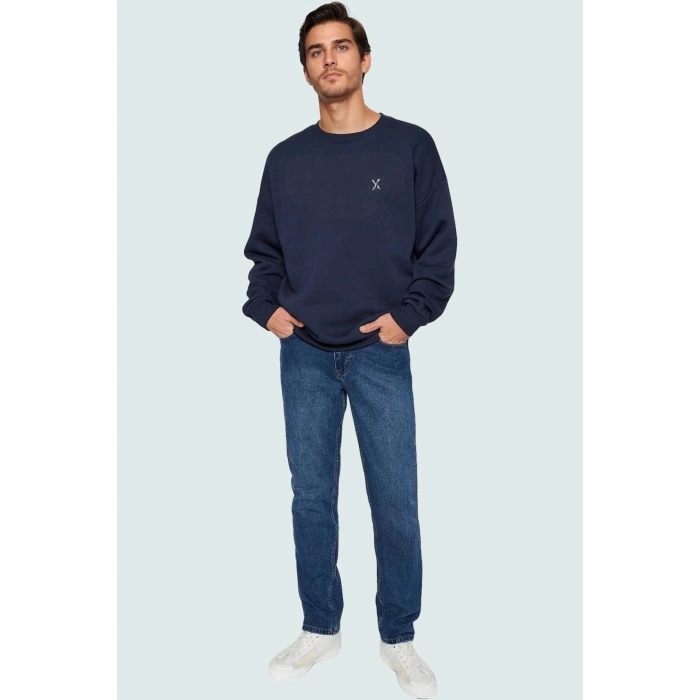 Erkek Günlük Straight Fit Kot Pantolon Pamuk Denim Boru Paça Hafta Sonu Yaz Aylarının Vazgeçilmezi