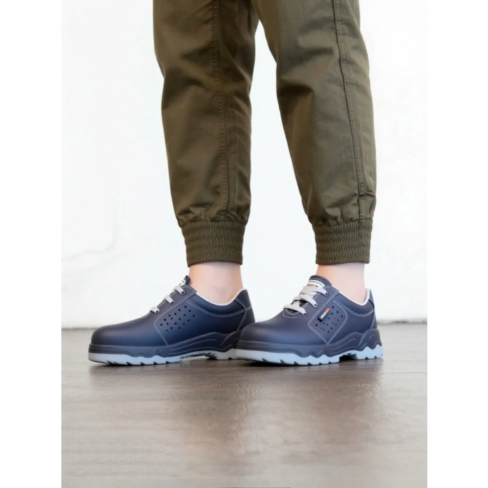 Erkek İş Güvenliği Ayakkabısı Deri Çelik Burunlu 030 Mekap Rolax