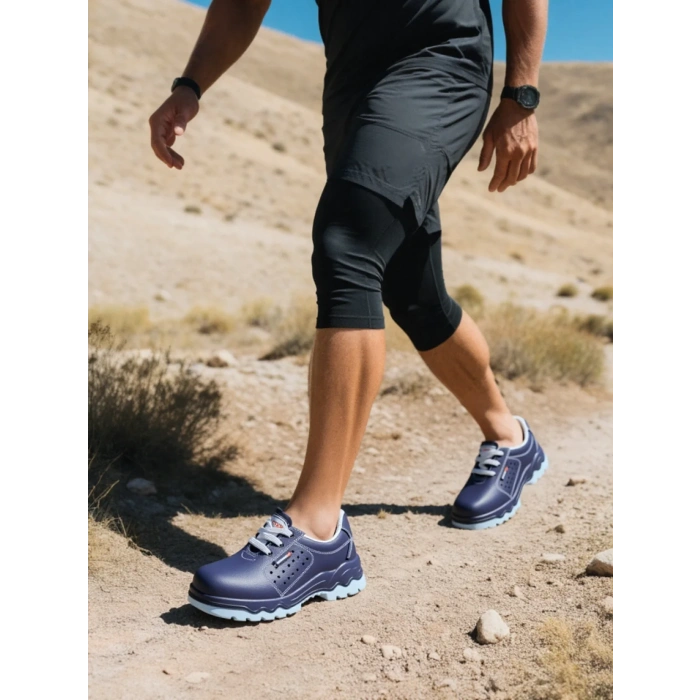 Erkek İş Güvenliği Ayakkabısı Deri Çelik Burunlu 030 Mekap Rolax