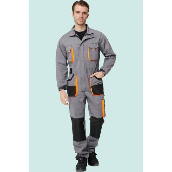 Erkek İş Tulumu Çok Cepli ve Dayanıklı Alaska Tulum Koruyucu Tasarım Şık Rahat Kesim