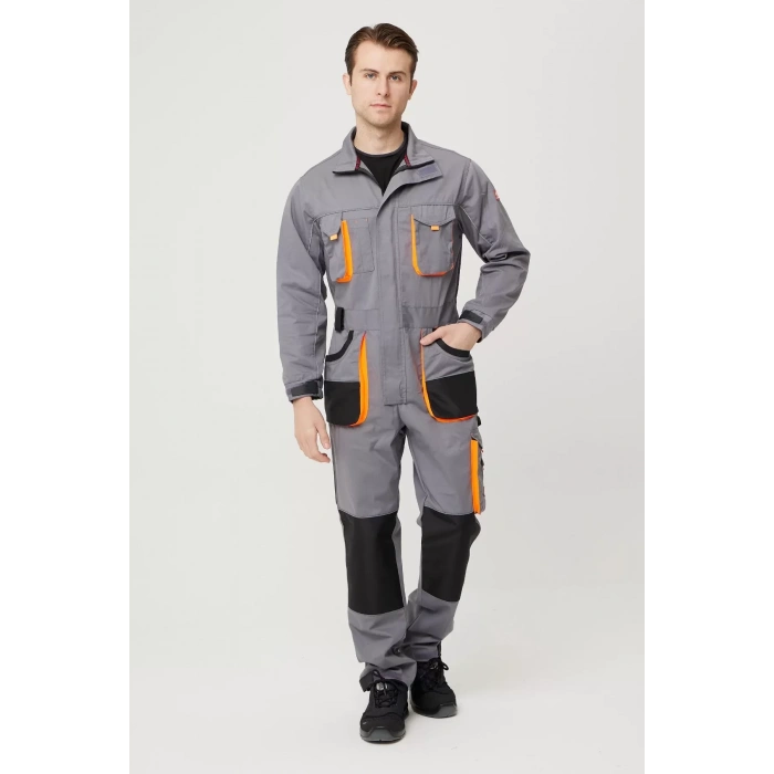 Erkek İş Tulumu Çok Cepli ve Dayanıklı Alaska Tulum Koruyucu Tasarım Şık Rahat Kesim