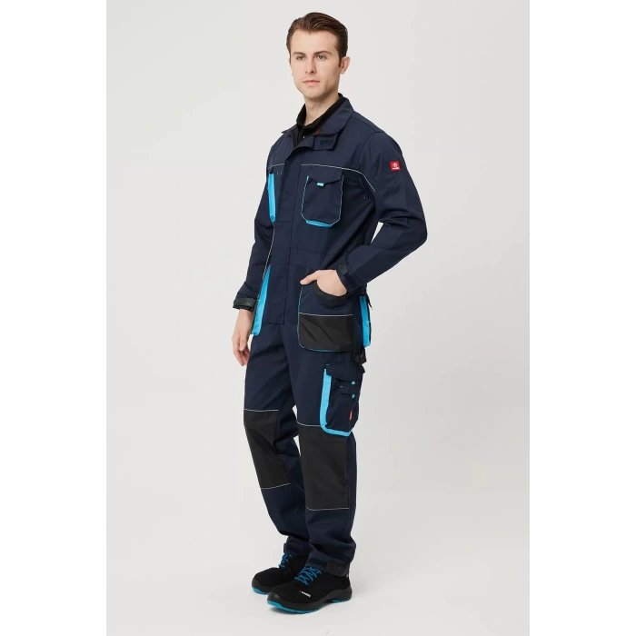 Erkek İş Tulumu Çok Cepli ve Dayanıklı Alaska Tulum Koruyucu Tasarım Şık Rahat Kesim