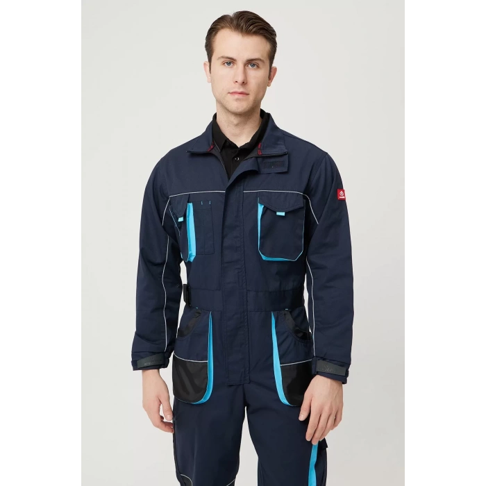 Erkek İş Tulumu Çok Cepli ve Dayanıklı Alaska Tulum Koruyucu Tasarım Şık Rahat Kesim