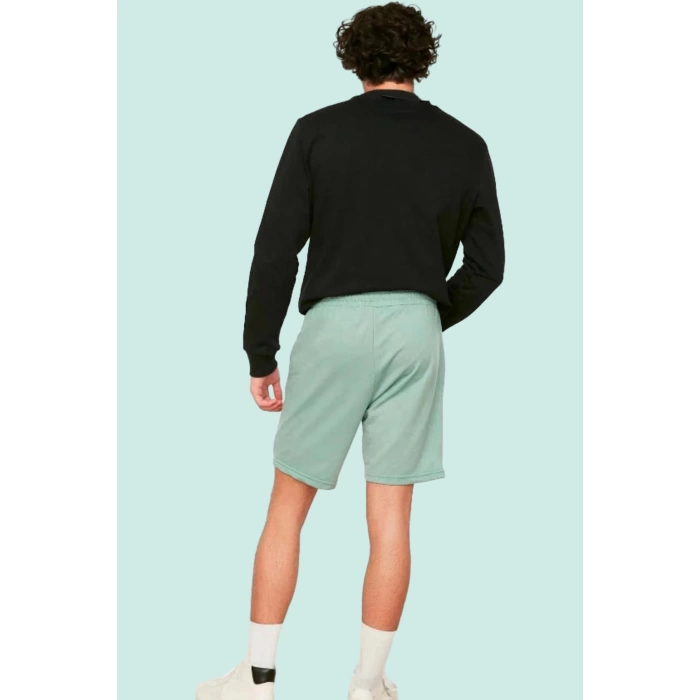 Erkek Kapri Boy Geometrik Baskılı Şort Normal Bel Polyester Rahat Yaz Stilin Buluştuğu Yer