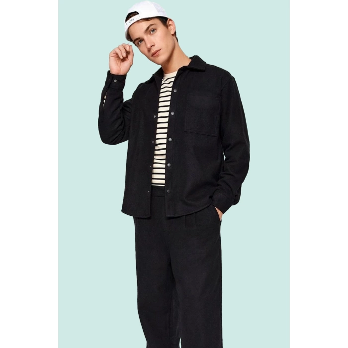Erkek Kaşe Ceket Gömlek Polyester Pamuk Kışlık Şıklık Günlük Kullanım Yaz Aylarının Vazgeçilmezi