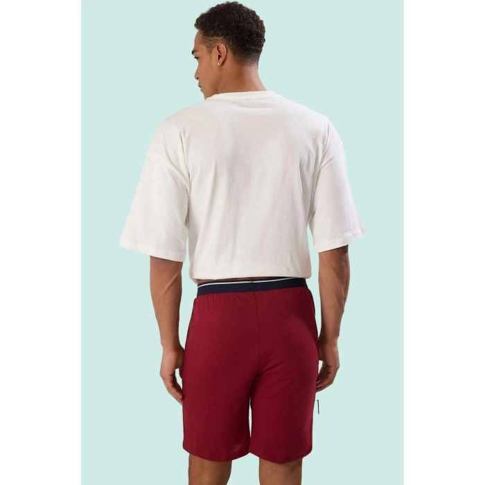 Erkek Kısa Boy Relaxed Fit Örme Şort 2li Paket Günlük Rahatlık Hafta Sonu Kaliteli Malzeme