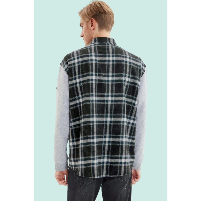 Erkek Kışlık Kareli Oduncu Gömlek Oversize Kalıp Günlük Stil Hafta Sonu Yaz Aylarının Vazgeçilmezi