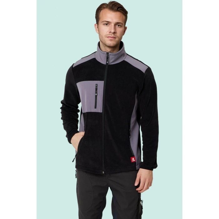 Erkek Kışlık Polar Mont İş Güvenliği Rosa Fleece Coat Outdoor Sıcak Ceket