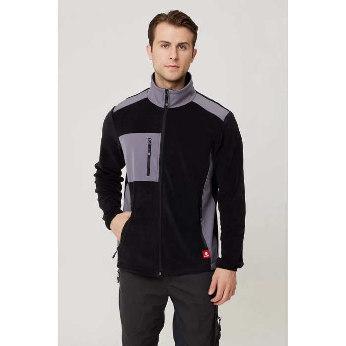 Erkek Kışlık Polar Mont İş Güvenliği Rosa Fleece Coat Outdoor Sıcak Ceket
