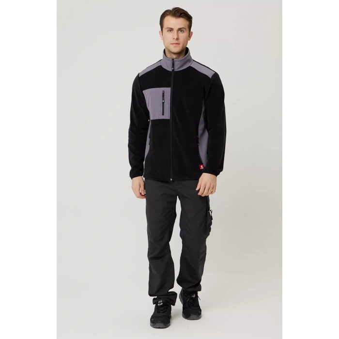 Erkek Kışlık Polar Mont İş Güvenliği Rosa Fleece Coat Outdoor Sıcak Ceket
