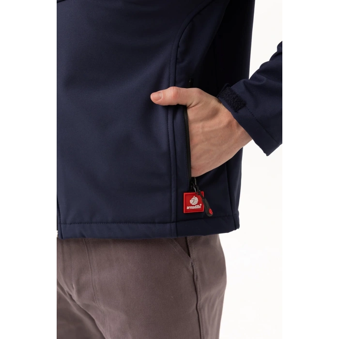 Erkek Kışlık Su Geçirmez Softshell Mont Salina İtici Rüzgar Outdoor