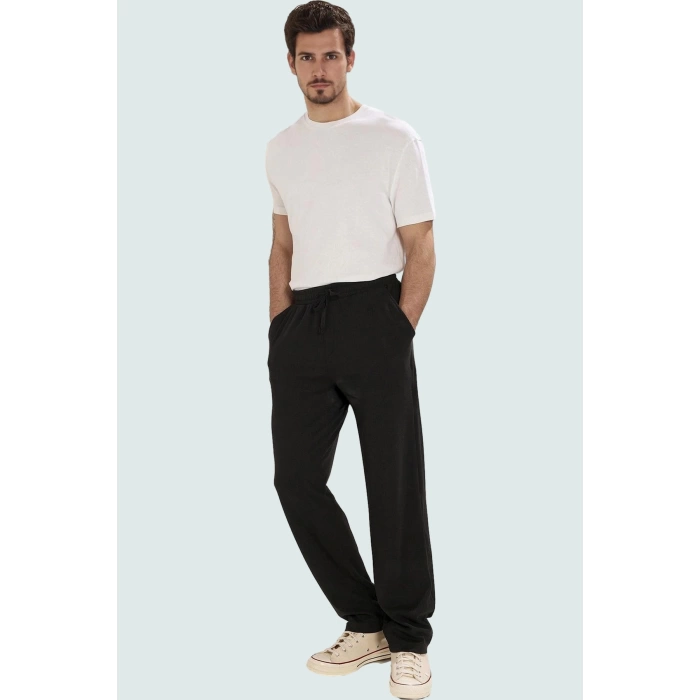 Erkek Loose Fit Kaşkorse Pantolon Nefes Alan Dokuma Kumaş Günlük Stil Yaz Aylarının Vazgeçilmezi