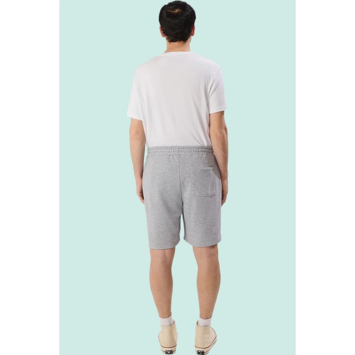 Erkek Melanj Oversize Şort Geniş Kesim Rahat Günlük Spor Hafta Sonu Yaz Aylarının Vazgeçilmezi