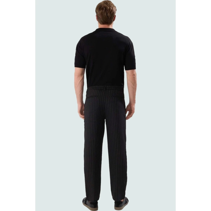 Erkek Modern Boru Paça Pantolon Polyester Viskoz Elastan Günlük Kullanım Dayanıklı Malzeme