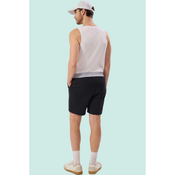 Erkek Modern Straight Kesim Pike Şort Günlük Spor Yaz Kombinleri İçin Stilin Buluştuğu Yer