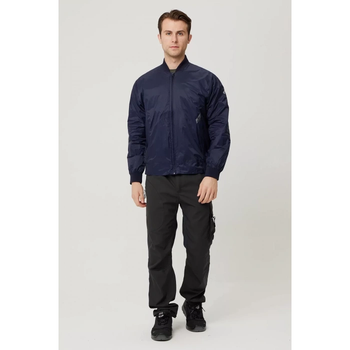 Erkek Monchler Naylon Bomber Ceket Mevsimlik Morino Jacket Fermuarlı Şık Tasarım Kumaş Rahat