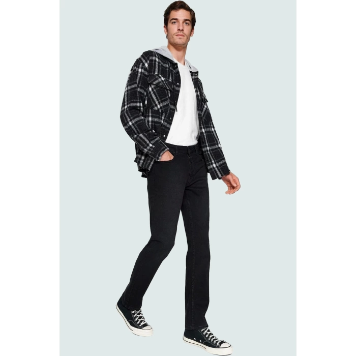 Erkek Pamuk Denim Jean Pantolon Regular Fit Boru Paça Günlük Stil Yaz Aylarının Vazgeçilmezi