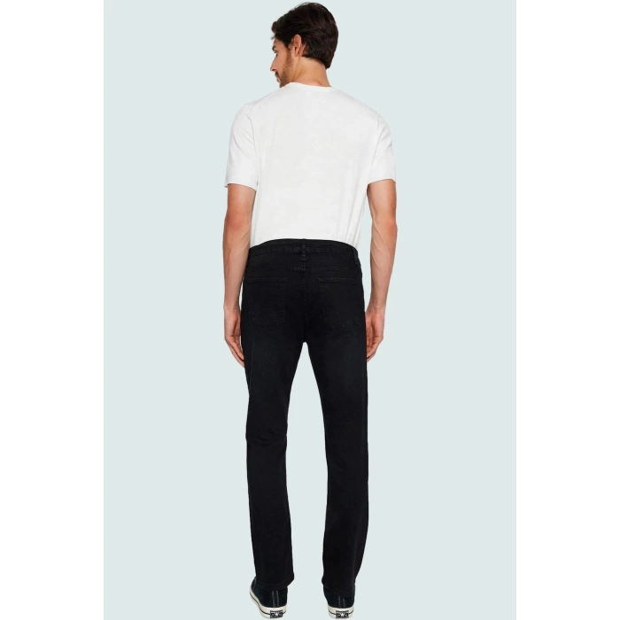 Erkek Pamuk Denim Jean Pantolon Regular Fit Boru Paça Günlük Stil Yaz Aylarının Vazgeçilmezi