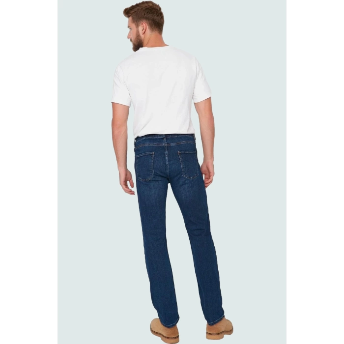 Erkek Pamuk Denim Jean Pantolon Regular Fit Boru Paça Günlük Stil Yaz Aylarının Vazgeçilmezi