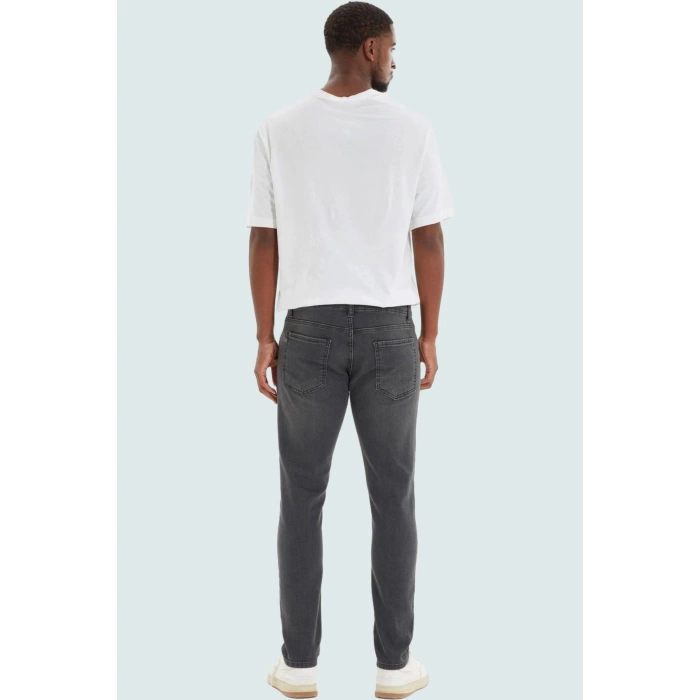Erkek Pamuk Denim Jean Pantolon Skinny Fit Esnek Tüm Sezonlar Günlük Kullanım Modern Tasarım