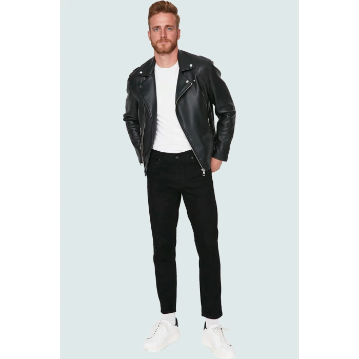 Erkek Pamuk Denim Kot Pantolon Regular Boy Relaxed Kalıp 5 Cep Detayı Günlük Stil Hafta Sonu