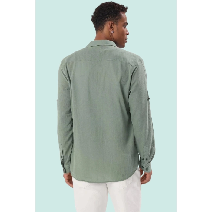 Erkek Pamuklu Gömlek Casual Şıklık Regular Fit Yazlık Günlük Kullanım Yaz Aylarının Vazgeçilmezi