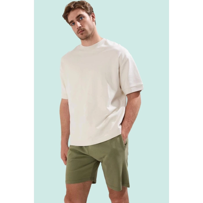 Erkek Pamuklu Şort Geniş Paça Oversize Rahat Günlük Yaz Modern Tasarım Stilin Buluştuğu Yer