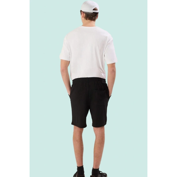 Erkek Pike Dokuma Şort Normal Bel Straight Siluet Rahat Yaz Günlük Kullanım Modern Tasarım