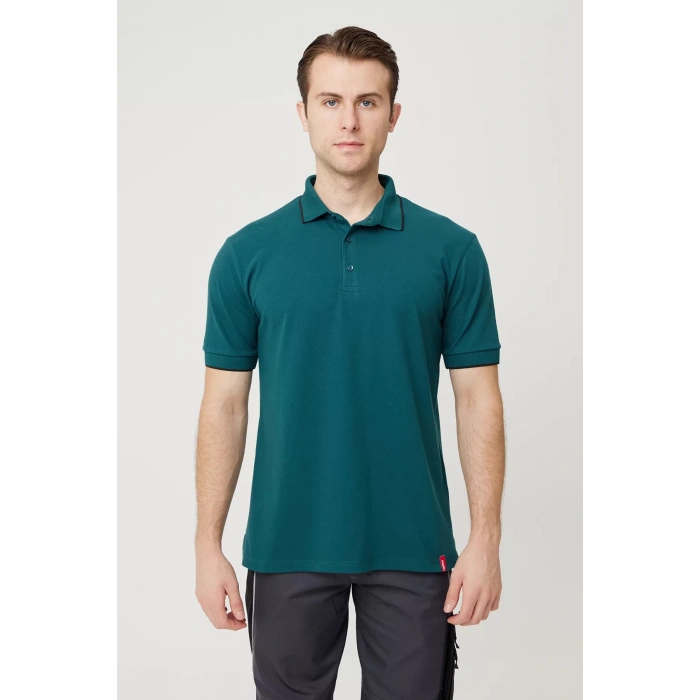 Erkek Polo Yaka Tshirt Koyu Pamuklu Nefes Alabilir Klasik Nepeta shirt Kesim Günlük İş Kullanımı