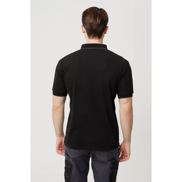 Erkek Polo Yaka Tshirt Koyu Pamuklu Nefes Alabilir Klasik Nepeta shirt Kesim Günlük İş Kullanımı