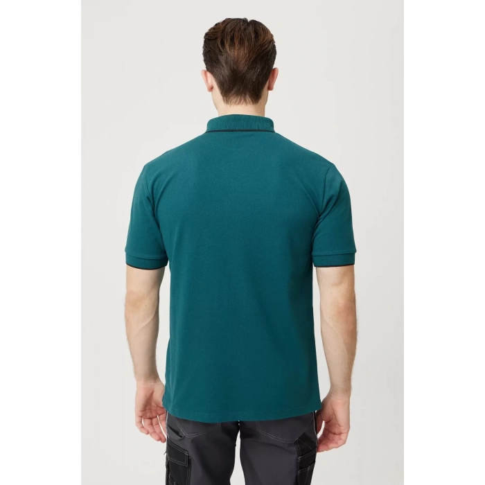 Erkek Polo Yaka Tshirt Koyu Pamuklu Nefes Alabilir Klasik Nepeta shirt Kesim Günlük İş Kullanımı