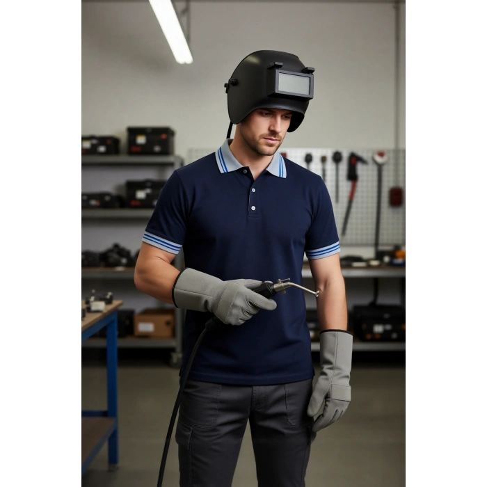 Erkek Polo Yaka Tshirt Pamuklu Nefes Alabilir Biloba shirt Şık Günlük İş Kullanımı İçin